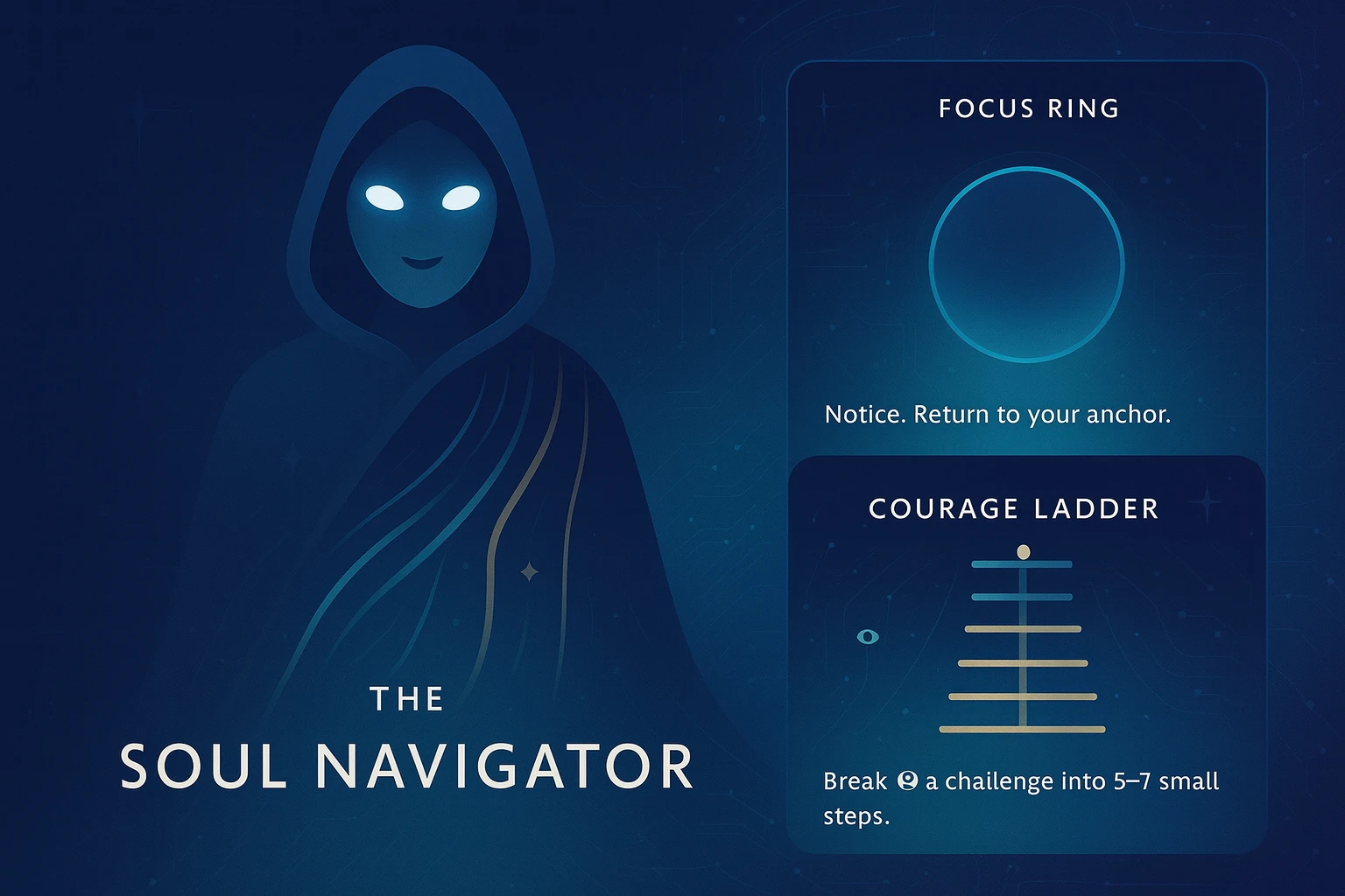 Soul Navigator guiding focus interface